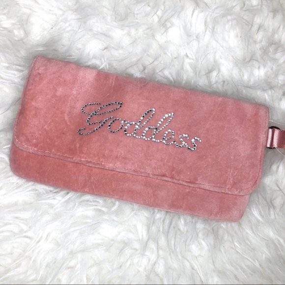 Handbags - Goddess Pink Clutch.